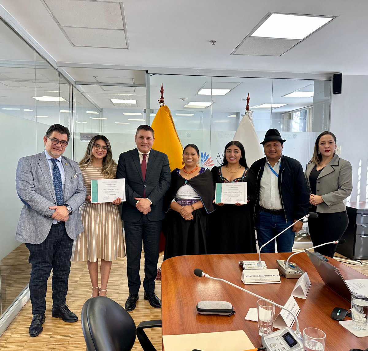 📌 En la Sesión Ordinaria N.019 de la <a href="/EducacionAN/">CECCYT</a>, se dio tratamiento al:
✅ Proyecto de Ley de Inteligencia Artificial
✅ Proyecto de Ley de Educación Financiera
#AsambleaNacional #ComisiónEducación #ecuador