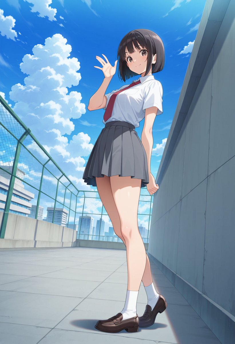 それじゃあ行ってきます！
#AIart #AIgirl #AIイラスト #AIイラスト部