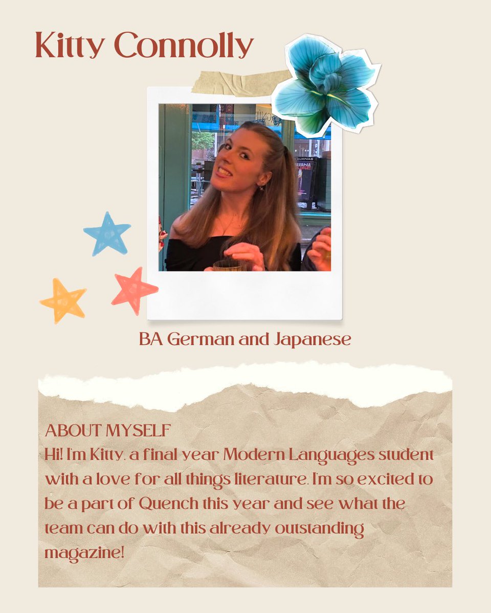 Meet your 25/26 Quench Literature Editors 💫 
<a href="/TariqAlicia/">AliciaTariq</a> &amp; Kitty Connolly are so excited to join the team, and can’t wait for everyone’s contributions and ideas!
We’ll be back with more updates soon, so watch this space!

#quenchmagazine #quenchliterature #studentmedia