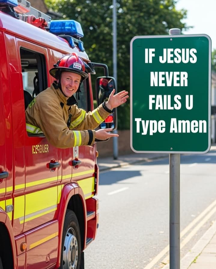 If Jesus Christ never fails you, type 'AMEN'.