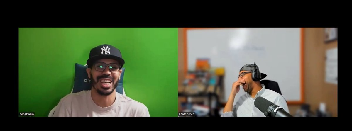 Been a busy one today but W recording this morning with <a href="/mosballin/">Mos</a>, thank you goat for the great talk!! 

Catch the PREMIERE real soon on YT! 
youtube.com/@MattMojo 
youtube.com/@MattMojo