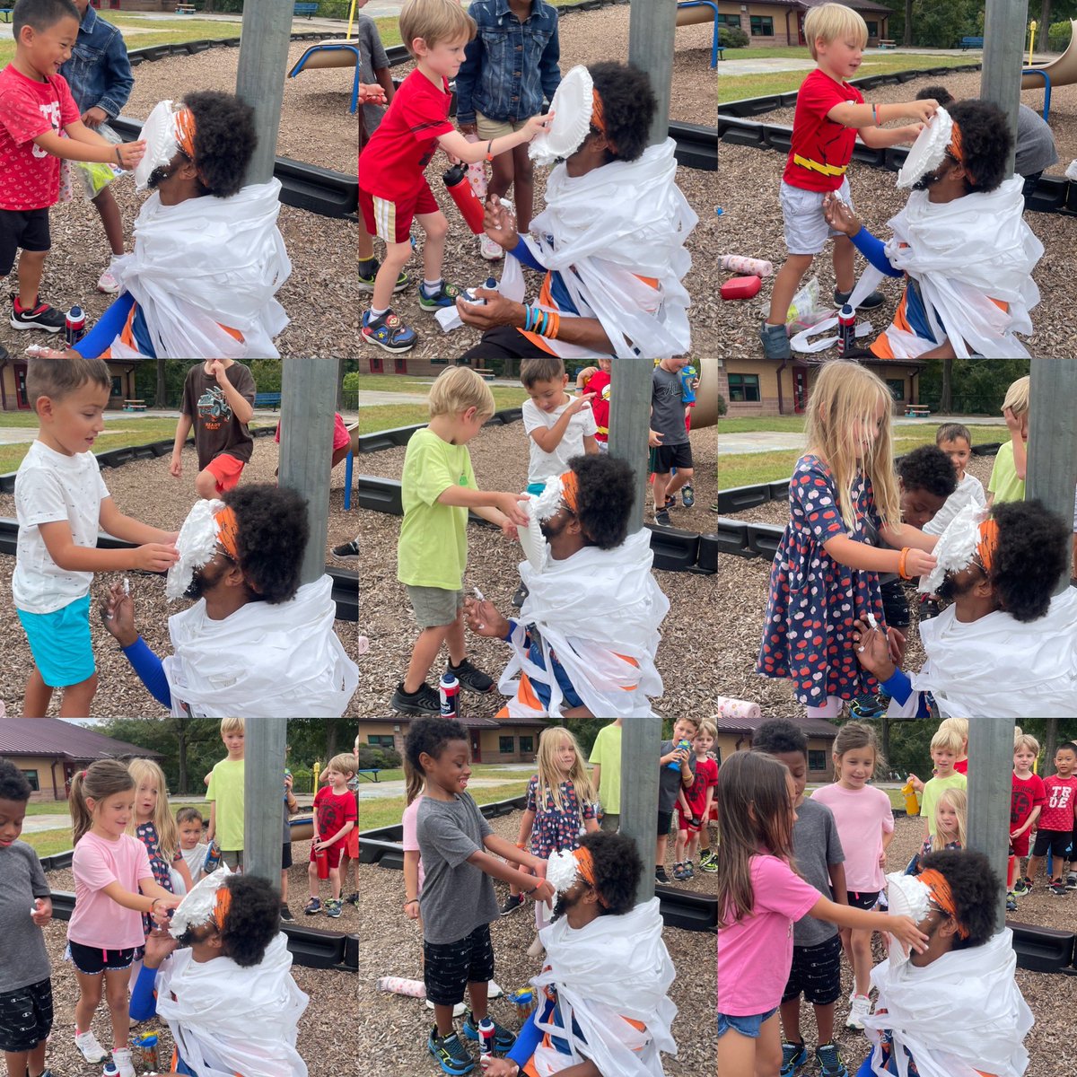 classofMrsSine's tweet photo. Today we got to 🧻 the @ApexLeadership2 for getting the most logins and we got to 🥧 them in the face for getting the most shares! Thank you parents for all that you are doing to help us stay at the top! 🥇🏅🧡💙@OliveChapelElem @ErinKelleyMay @jmboyer @AshleyPCharles https://t.co/fAxpUq4aKU
