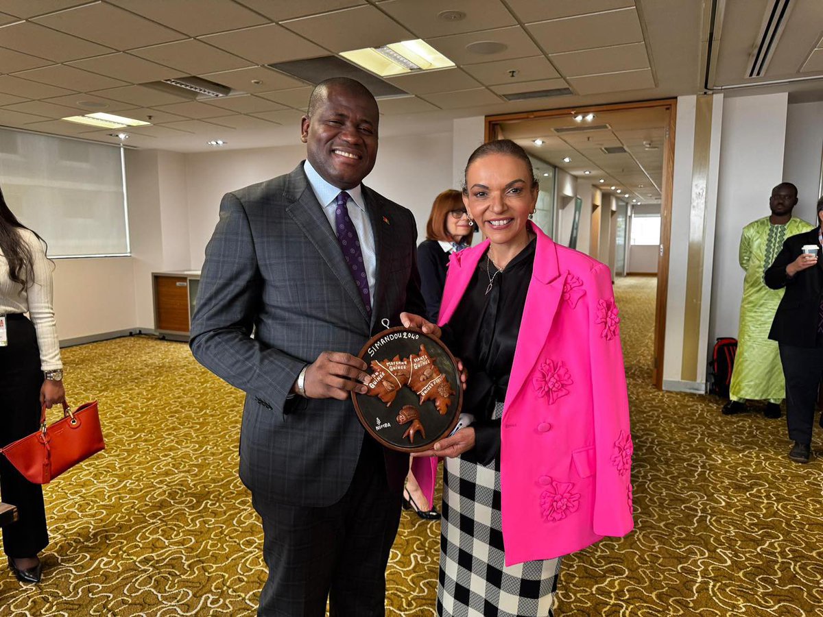 🌍 Africa Down Under 2025 | À Perth, la Guinée séduit les investisseurs australiens avec le #ProgrammeSimandou2040. Le Min. Ismaël NABE présente une vision ambitieuse : transformer le plus grand gisement de fer en moteur de développement durable et de formation de la jeunesse.