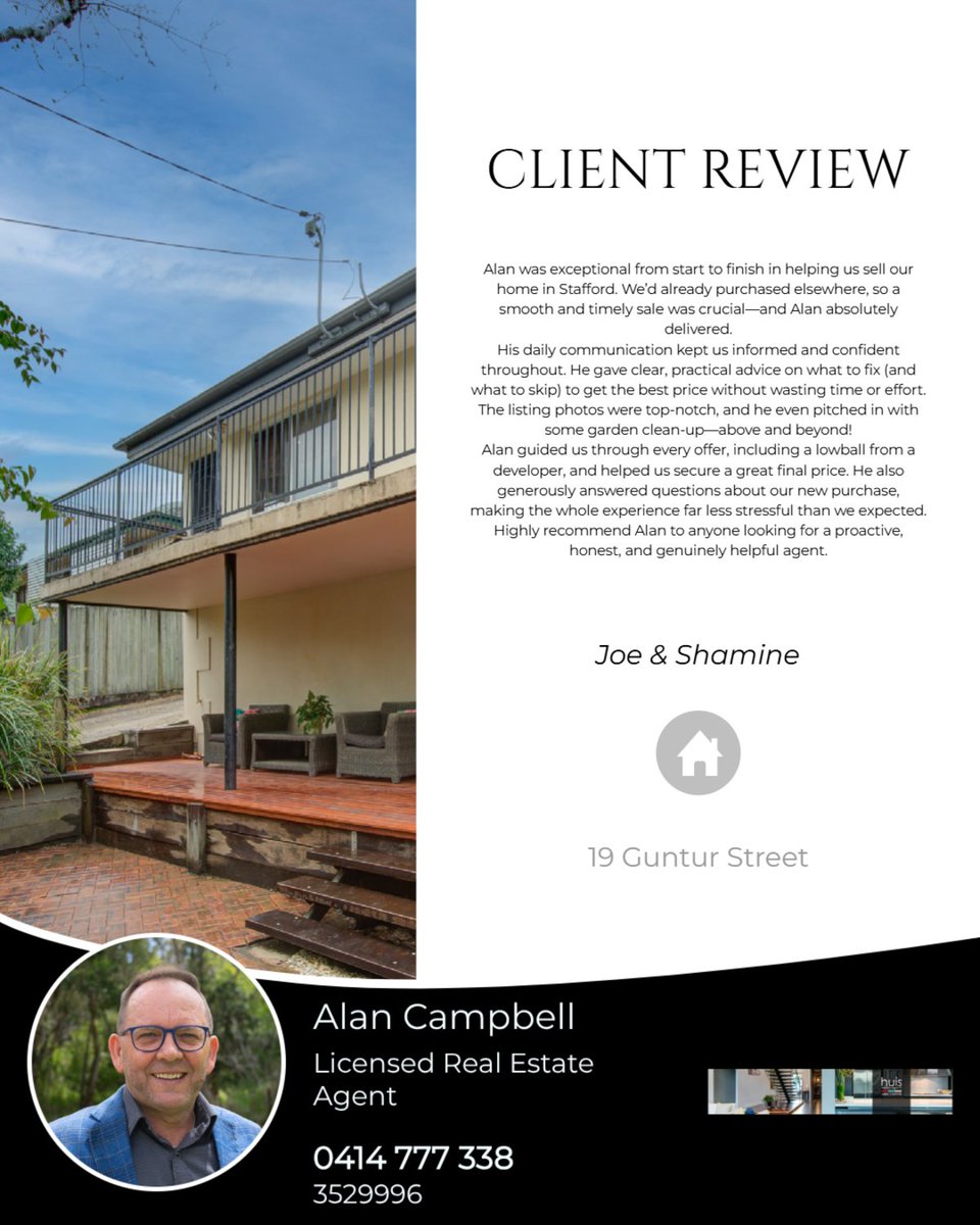 My latest RateMyAgent review in Stafford.

...
#ratemyagent #realestate