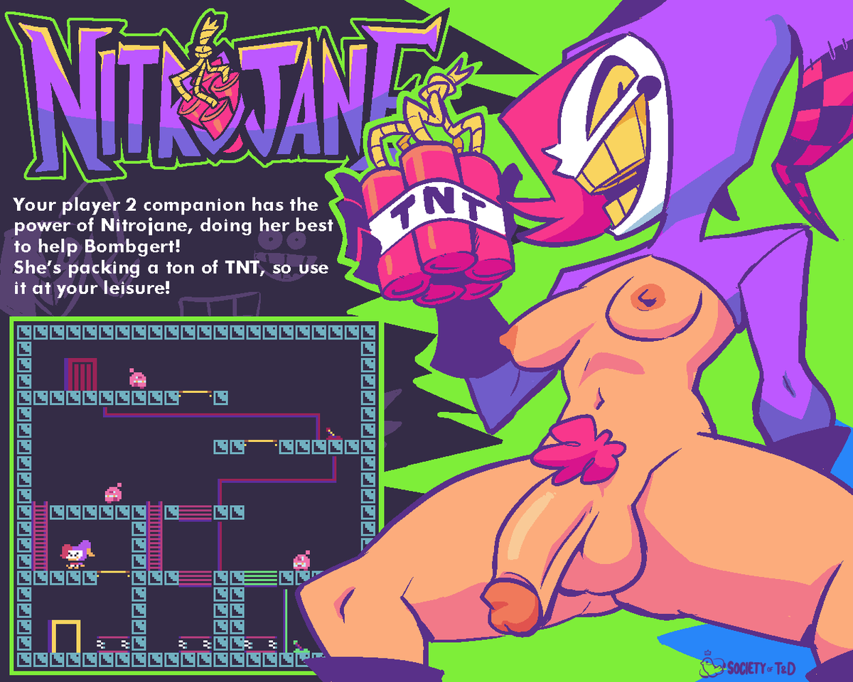 Nitrojane is the Player 2 option for "Bombastic Nitro Fiery"💣