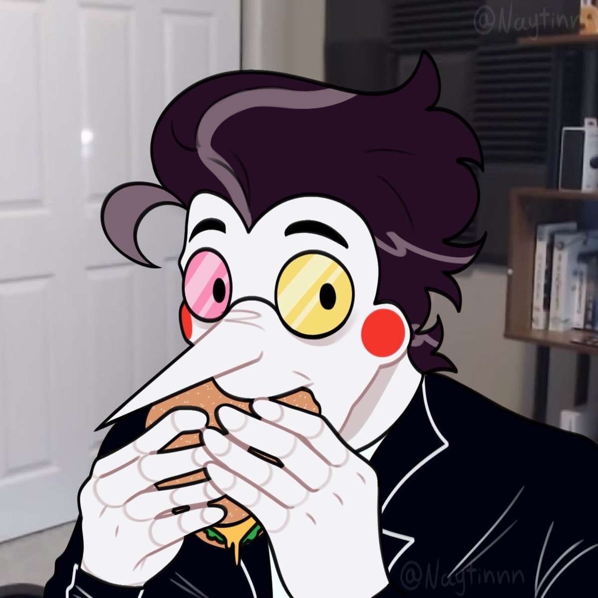 SILLY NITRO COMM I GOT FROM <a href="/Naytinnn/">🍉🏳️‍⚧️Nayt!💛🐾</a> EEEEEEEK GO FOLLOW OOMF #DELTARUNE #spamton