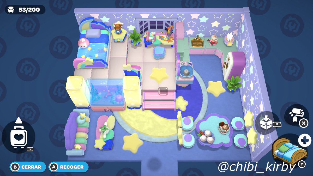 chibi_kirby's tweet photo. Buenas tardes hermosa gente de X☺️✨
I present to you Azuki’s cabin 😊 She looks adorable in her new home💜
#chibikirby #hellokitty #hellokittyislandadventure @SunblinkGameDev #cozygaming #cozygamingcommunity #hellokittysanrio #sanrio @hellokitty #houselayout #Azuki https://t.co/3qrJoddctg