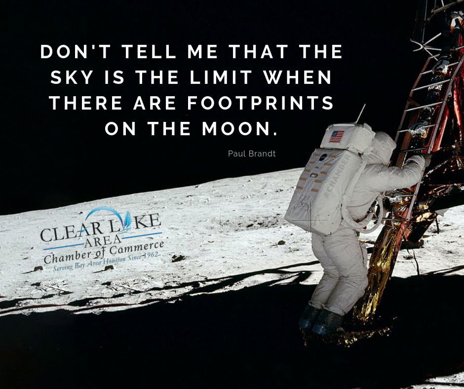 🚀 The sky isn’t the limit—there are footprints on the moon. 🌙✨

At the Clear Lake Area Chamber of Commerce, we champion business, leadership &amp; community beyond boundaries. 💙

#ClearLakeAreaChamberOfCommerce #ThinkBig #CommunityStrong