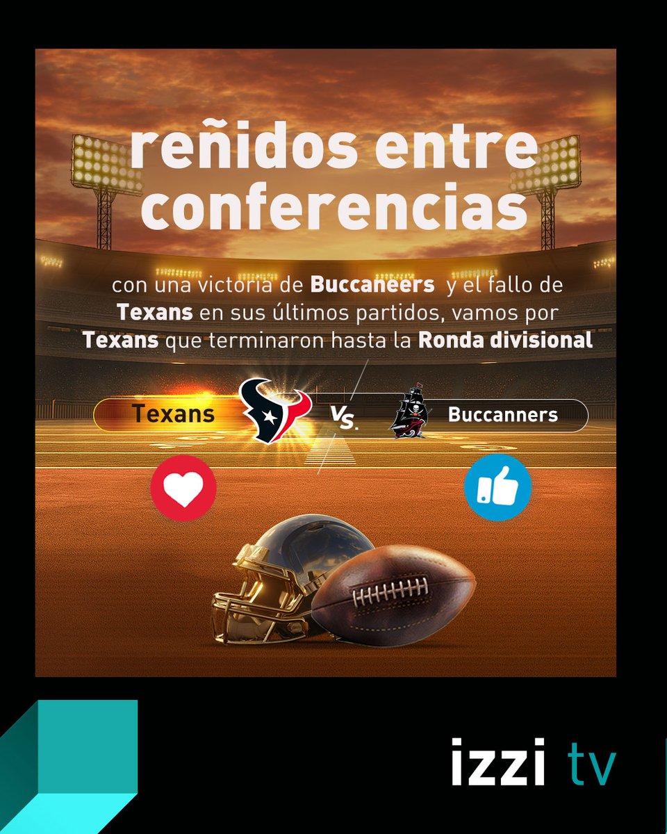 izzi_mx's tweet photo. Si sabes de #NFL, es momento de compartir tus #izzipicks para esta semana. 🏈​

¿Estás de acuerdo con nuestros favoritos?​

#LaNFLsevivemejorenizzi #NFL https://t.co/LsaG7SGSjf