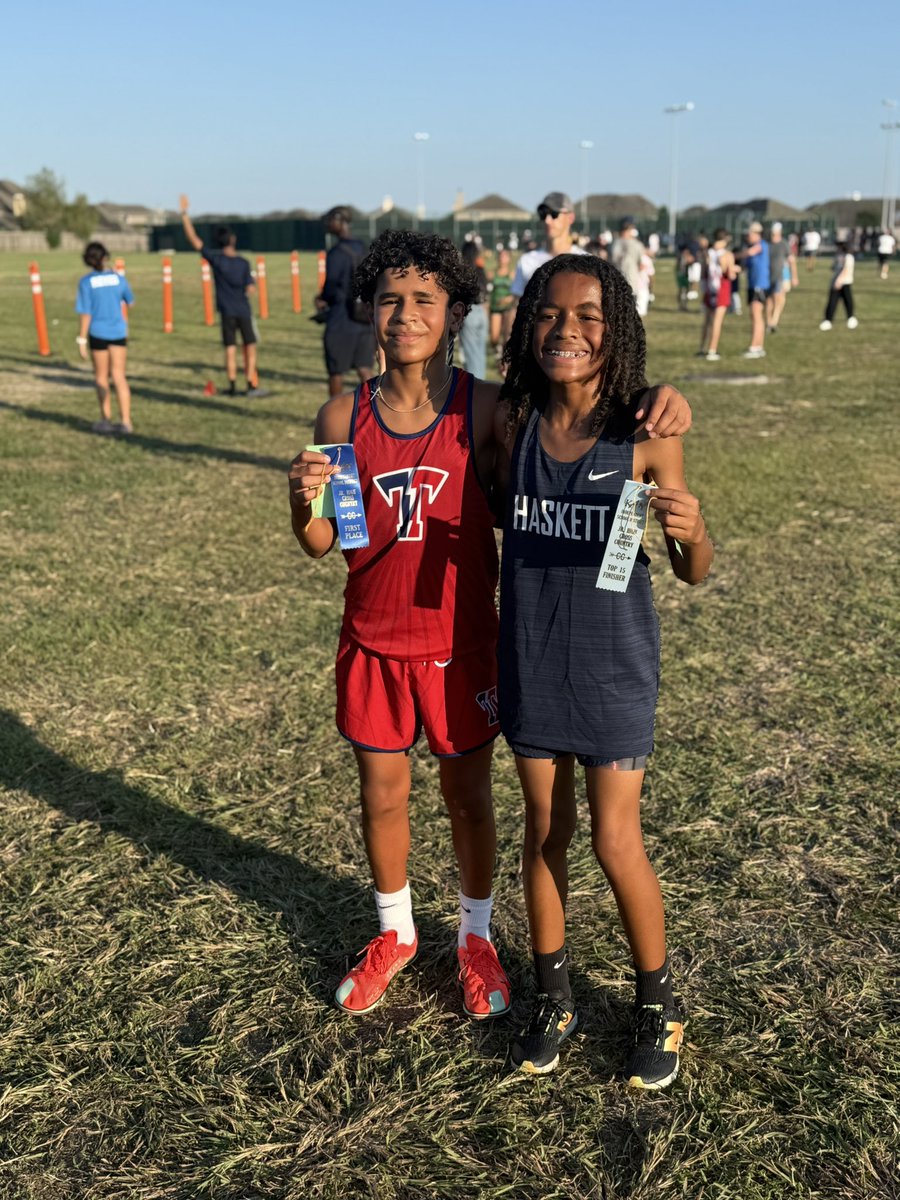 MrsMWilliams5's tweet image. From the turf to the dirt, let’s go CJ! Top 15 finisher! 🏃🏾‍♂️ #WeAreHaskett @HaskettJH @HJH_Athletics