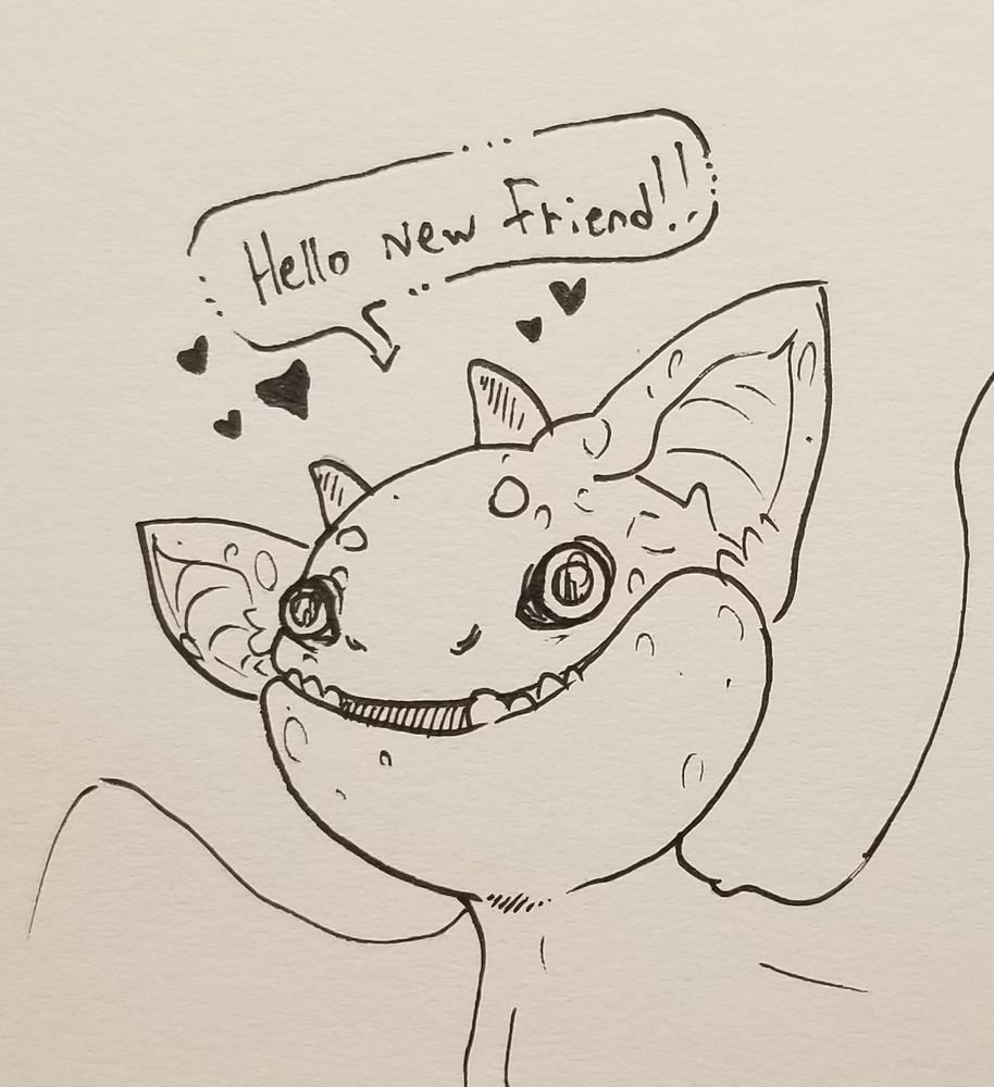 FoxNoctom's tweet image. Fleem is Friend shaped.