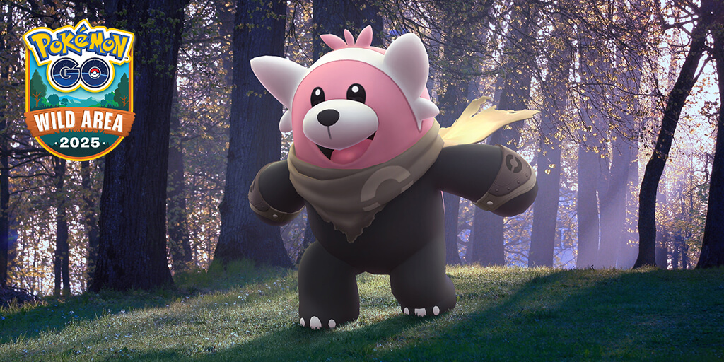 pokemapi's tweet photo. 「ワイルドエリア2025」に

⭐️マントをつけたキテルグマ

が初登場！

・ 長崎（ https://t.co/UDtJLe6Q00 ）
✅星3レイド
✅「つよいポケモン」として野生出現、「おこう」から出現（チケットを持つトレーナー限定）

・ グローバル（ https://t.co/CeshV5ZB7S ）
✅星3レイド

#ポケモンGO https://t.co/t17yj0HVnI