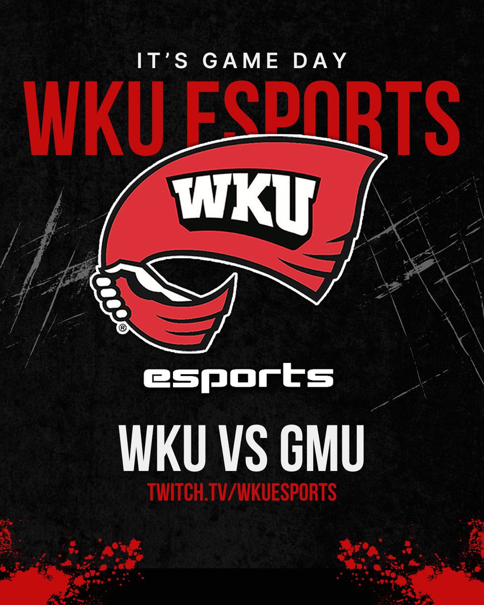 We are live with Valorant!!     

Western Kentucky University vs George Mason University in the Union 10 conference within NACE!   

Watch here: twitch.tv/wkuesports