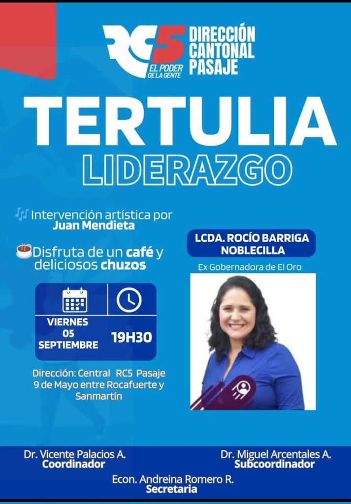 <a href="/LuisaGonzalezEc/">Luisa González</a> <a href="/RC5Oficial/">Revolución Ciudadana</a> <a href="/MashiRafael/">Rafael Correa</a> 
<a href="/TuiterosxEc5/">Tuiteros por Ecuador Rc 5 🇪🇨</a>
<a href="/callimanta/">Juan Cárdenas Espinoza</a>
<a href="/Edu_Franco_Loor/">Eduardo Franco Loor</a>
#liderazgosocial2025 
SOMOS REVOLUCION CIUDADANA..PROGRESISMO O PROGRESISMO EL UNICO CAMINO Q LE QUEDA A LA PATRIA..
