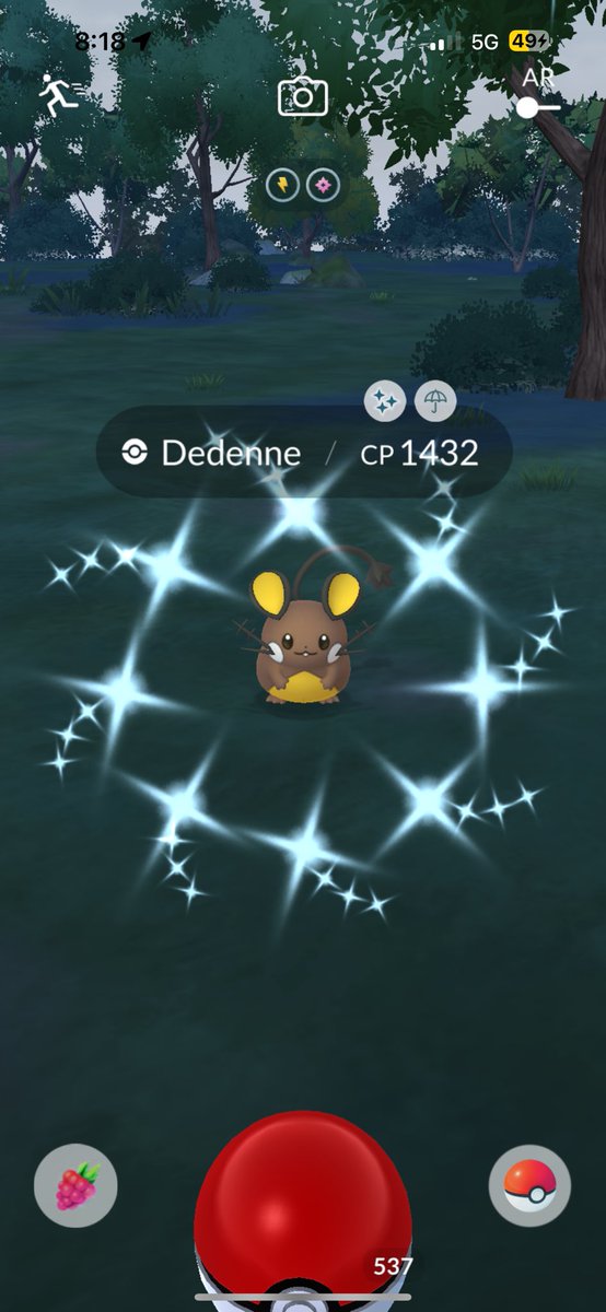 Omg 😱 just caught shiny ✨ Dedenne 😍

#pokemongo #pokemon #gaymer #teaminstinct #shinyhunter #ShinyPokemon