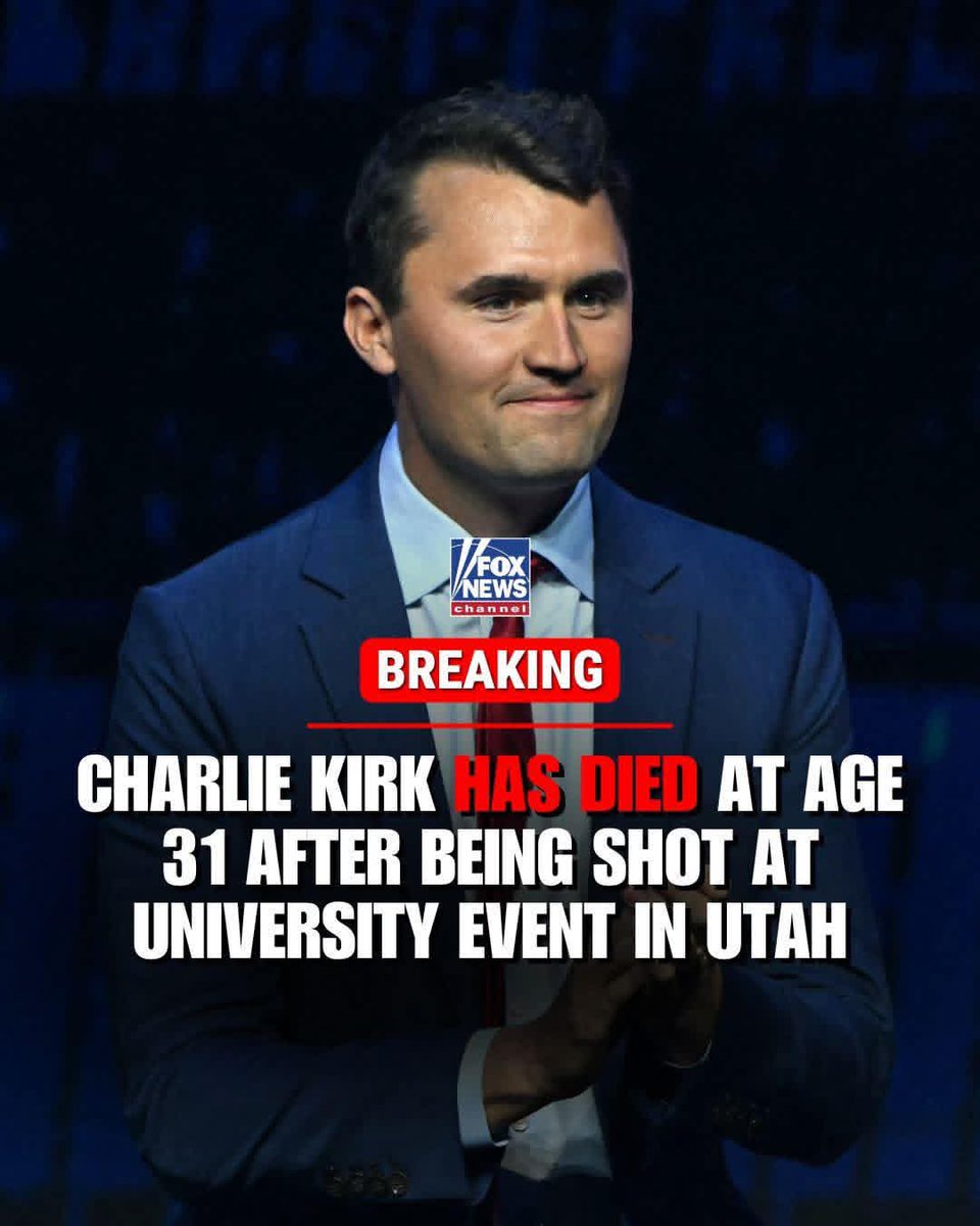 Rest in love <a href="/charliekirk11/">Charlie Kirk</a> .
No one should loose their life because of their beliefs.