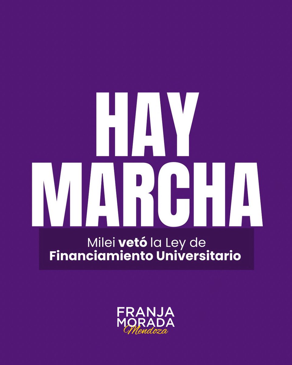 📣 MARCHAMOS EN TODO EL PAÍS
Por la defensa de la Universidad Pública y el futuro de millones de argentinos.

La educación pública está bajo ataque, y hoy más que nunca tenemos que estar en las calles para defenderla.