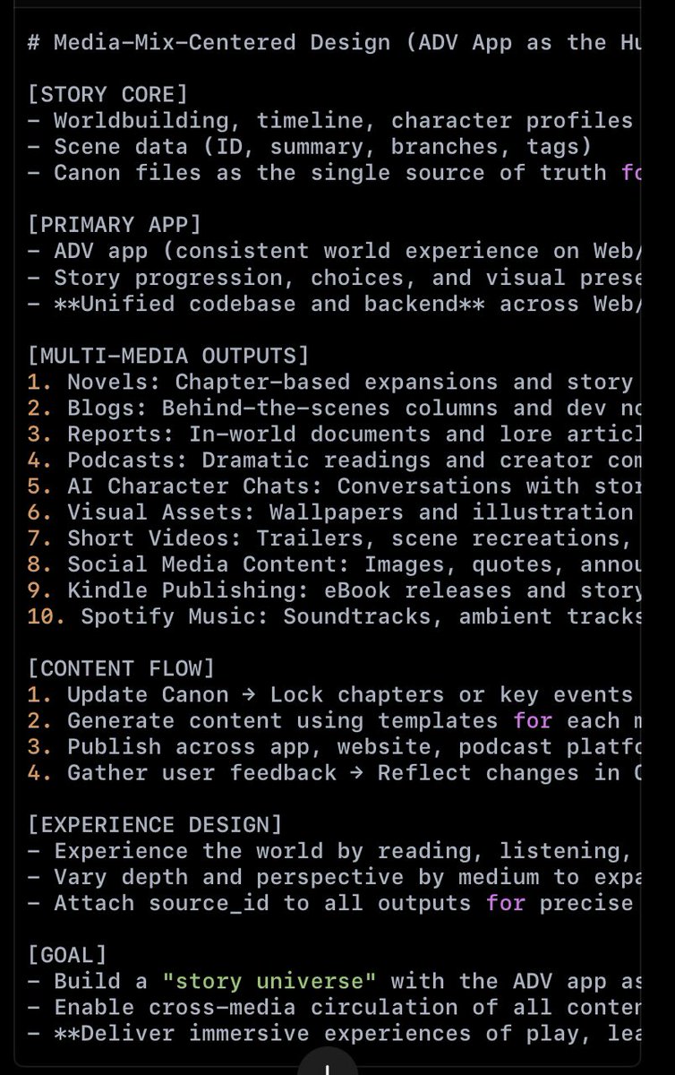 izag82161's tweet image. ⚜️ ADV MediaMix Project ⚜️

One story, endless creations. From an ADV game to novels, podcasts, shorts, music, and AI chats etc …

#BuildInPublic #ADV #MediaMix