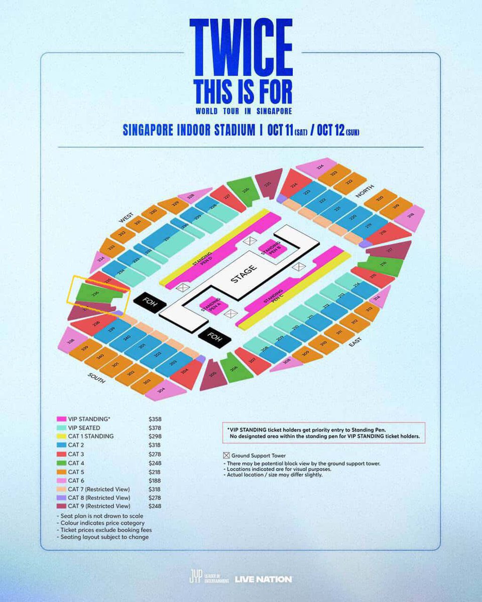 [WTS] Twice in SG cat4 x1
-RTS: secured vip seated tic
-cat 4 section 236
-original price
-can send proof

#twice
#twiceinsg
#TWICE_THISISFOR_WORLD_TOUR_IN_SG 
#WTS