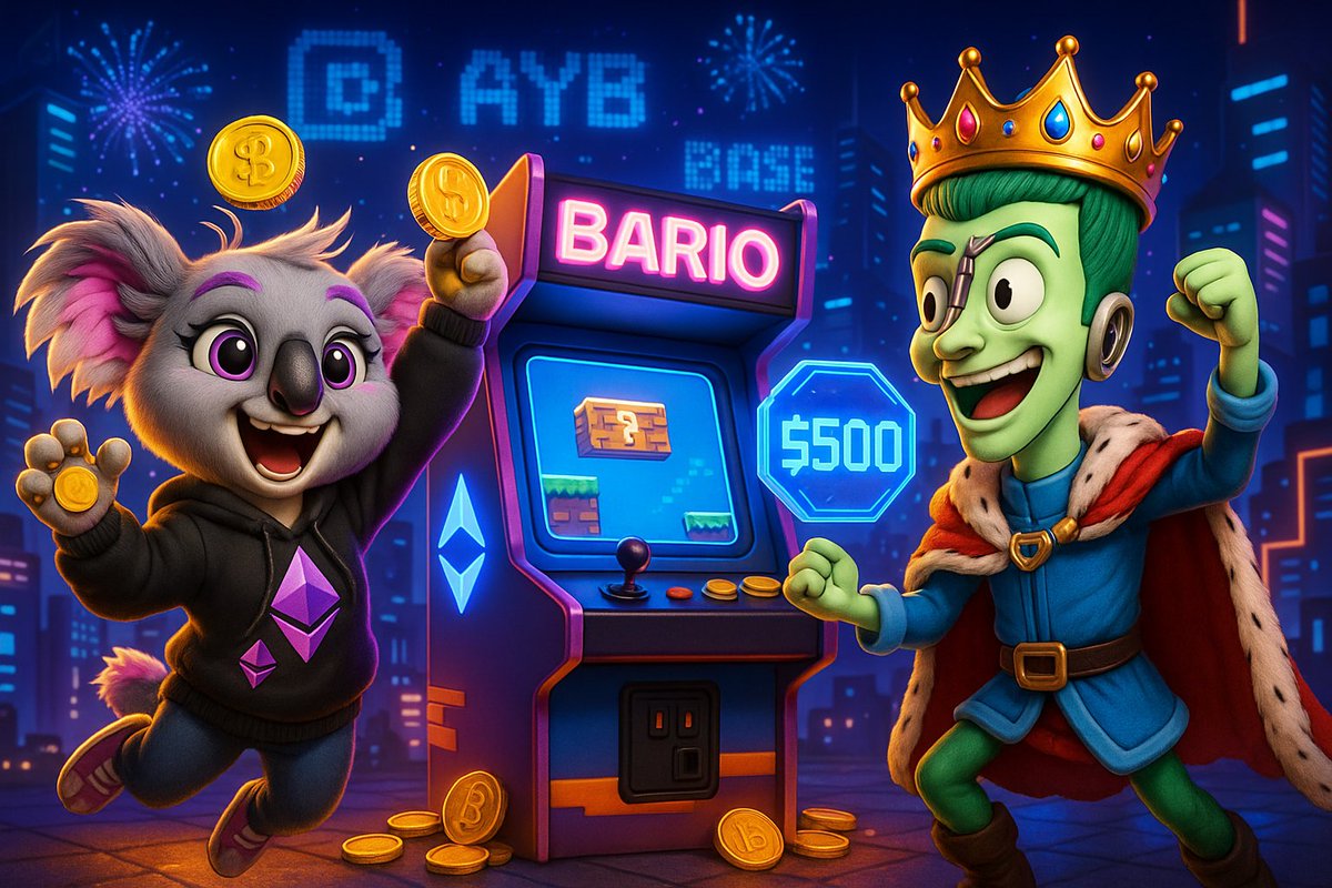 0xCalliope's tweet photo. @AllYourBase_AYB @base @BaseBario Pumped for the #AYB Migration Celebration with Bario! ๐ฎโจ Just hit the jackpot on @BaseBario's ultimate onchain gaming console! Frens on the @base chain, let's keep pushing the envelope! ๐คฉ๐ธ #BaseOnBase #AirdropParty #NostalgiaVibes https://t.co/92p7gdNMYy