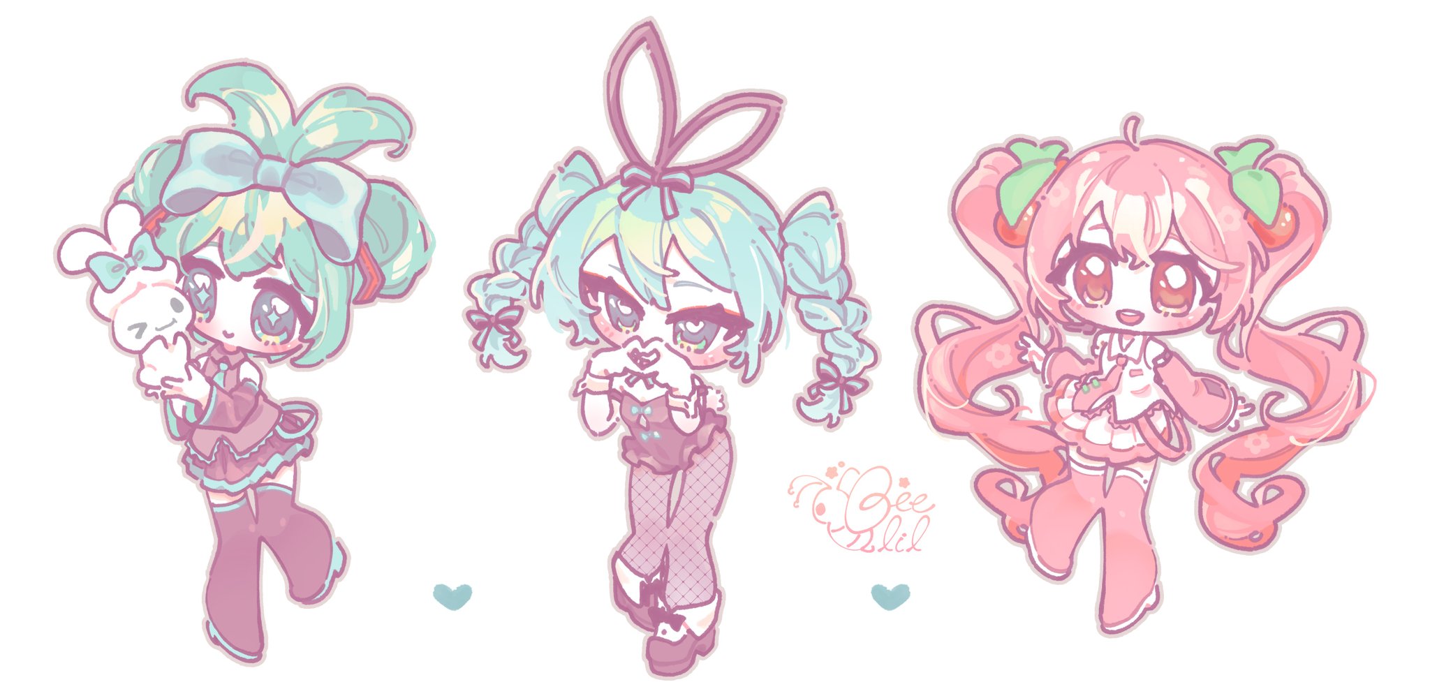 Lilbee 𖹭.ᐟ chibi comms open on X: 