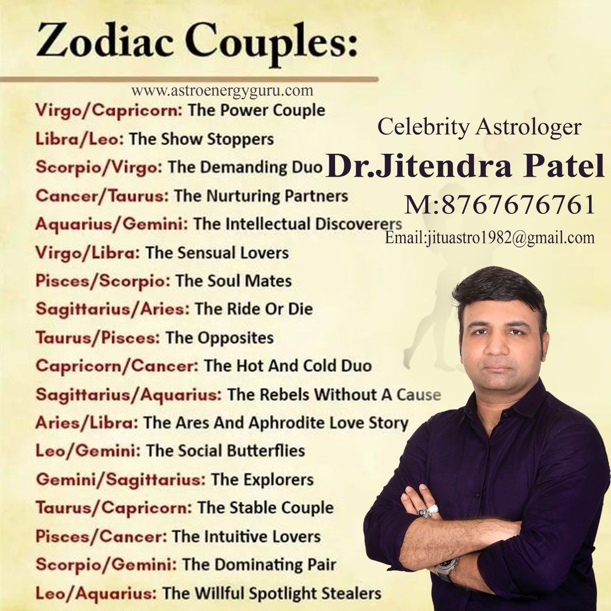 Celebrity astrologer dr jitendra patel ji team