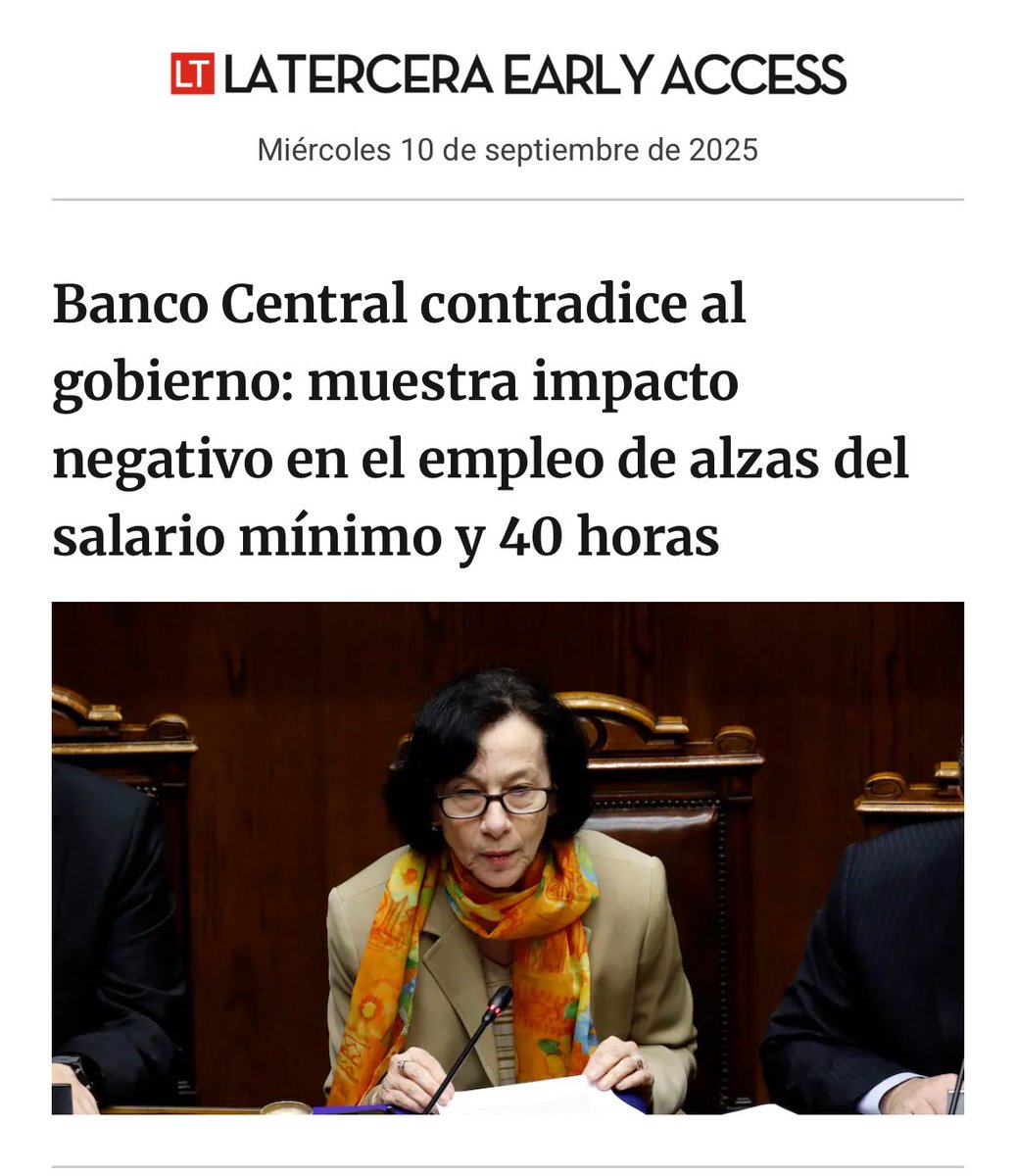 Hechos!! El alza en el salario mínimo y la disminución de horas de trabajo suben los costos de una empresa y desincentiva la contratación…