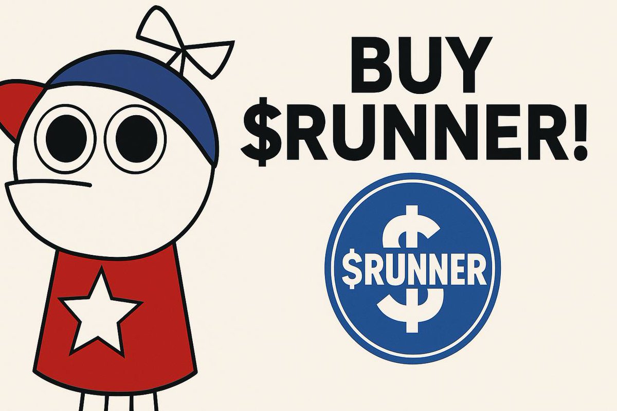 Dyn_Yapst3R's tweet photo. @lynk0x Yes!!! 
Step 1: Buy $RUNNER. 
Step 2: Never sell too early. 
Step 3: Thank dad. https://t.co/03wk8KILlA