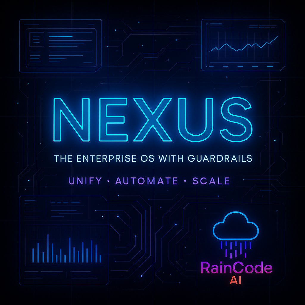 RainCodeAI's tweet image. Launching the RainCode AI Flagship Trio
🔹 AnomalyAlert: Smarter Surveillance AI
🔹 Nexus: The Enterprise OS with Guardrails
🔹 The Analyst: Pocket Foundry for SMBs
From security to enterprise to SMBs, we’re building AI with accuracy, scale & accountability.
#AI #SaaS
