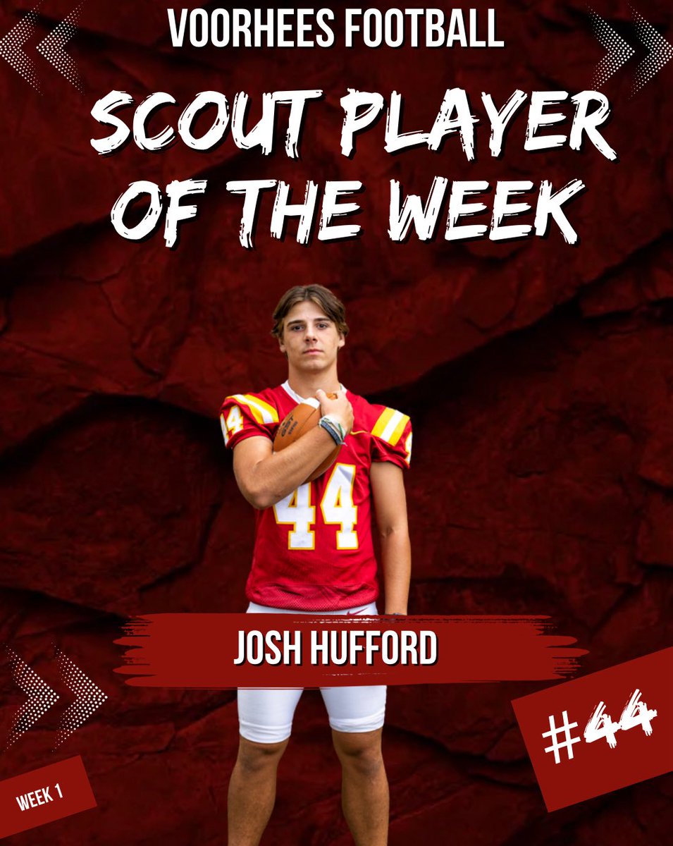 ⚔️ Competitor of the Week: John Serritella
🔥 Scout Player of the Week: Josh Hufford

Vikings football = effort, toughness, and team-first mentality. 🏈 #VoorheesVikings #VikingsFootball