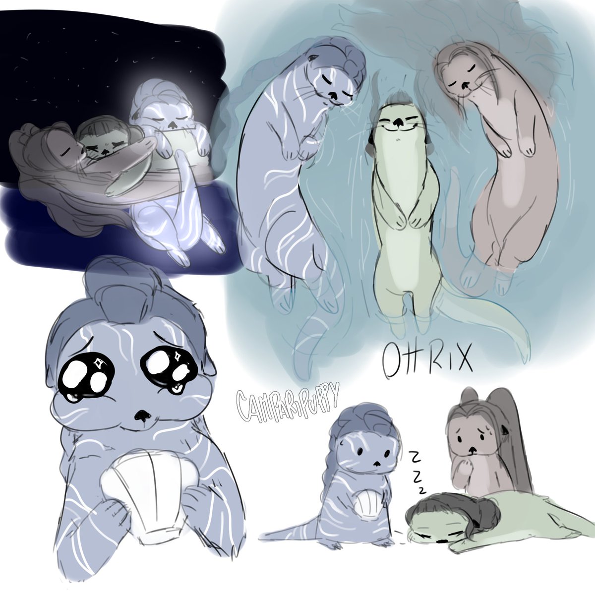 CampariPuppy's tweet image. OH. MY. GOD. OTTRIX.