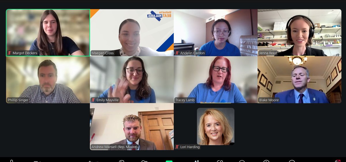 Thank you to <a href="/RepBlakeMoore/">Congressman Blake Moore</a> for spending time today with @BeatMalaria to discuss the vital role Congress plays in the #malaria fight. With bipartisan US leadership &amp; programs like <a href="/PMIgov/">U.S. President's Malaria Initiative (PMI)</a>, <a href="/GlobalFund/">The Global Fund</a>, @Gavi, <a href="/UNICEF/">UNICEF</a>, <a href="/NIH/">NIH</a> &amp; <a href="/CDCGlobal/">CDC Global Health</a>, we can #beatmalaria!