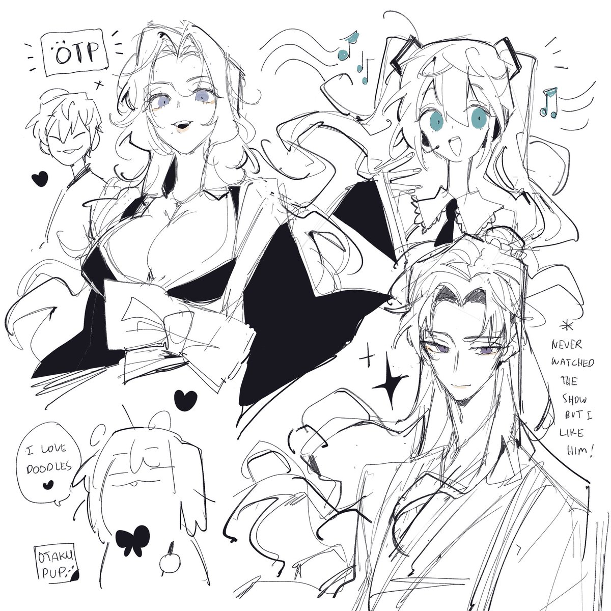 doodling instead of doin work is my ✨passion✨ LOL 