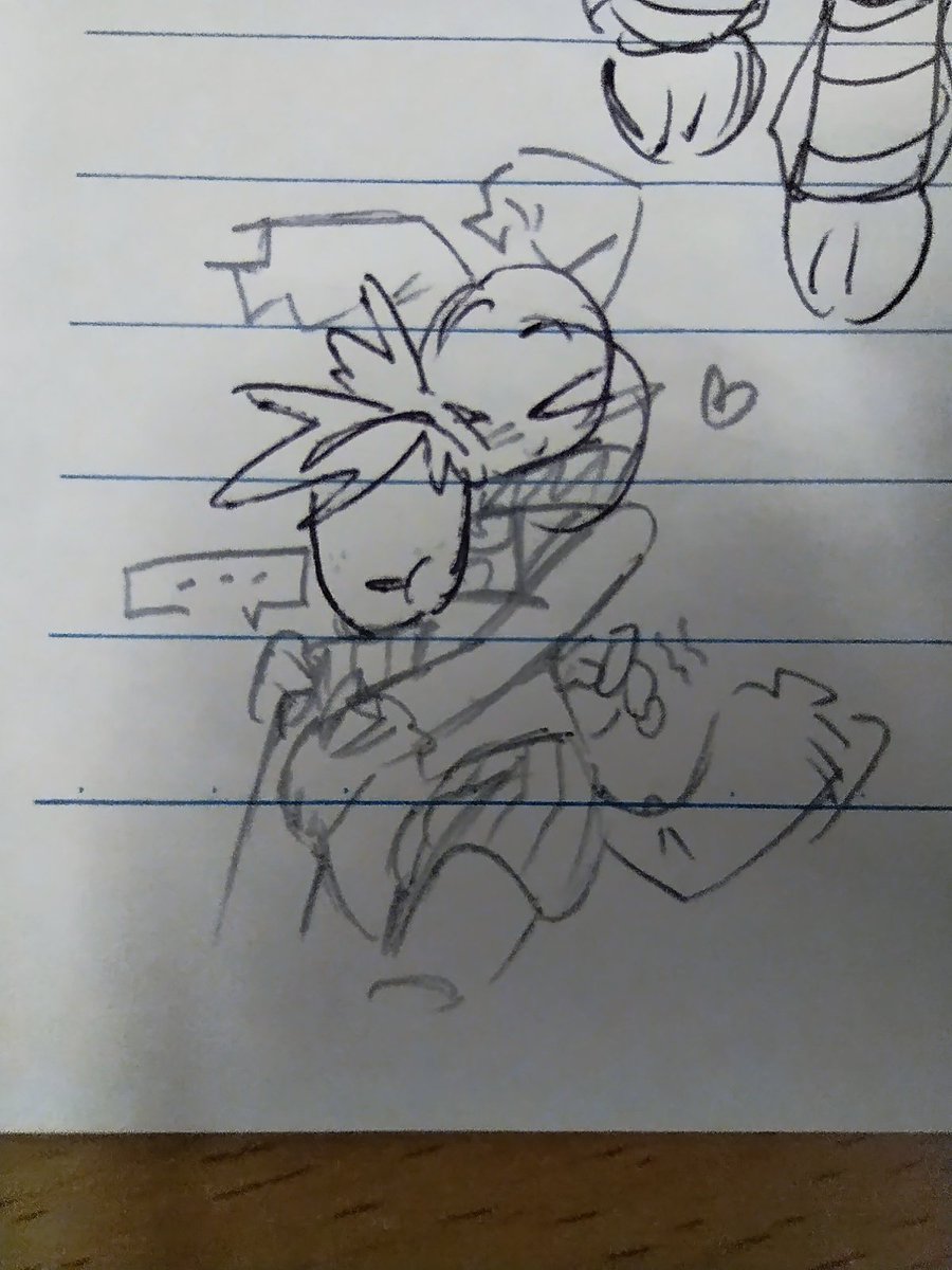 Fem looey school doodle because hmm uhhhh um hmm #dandysworldlooey
