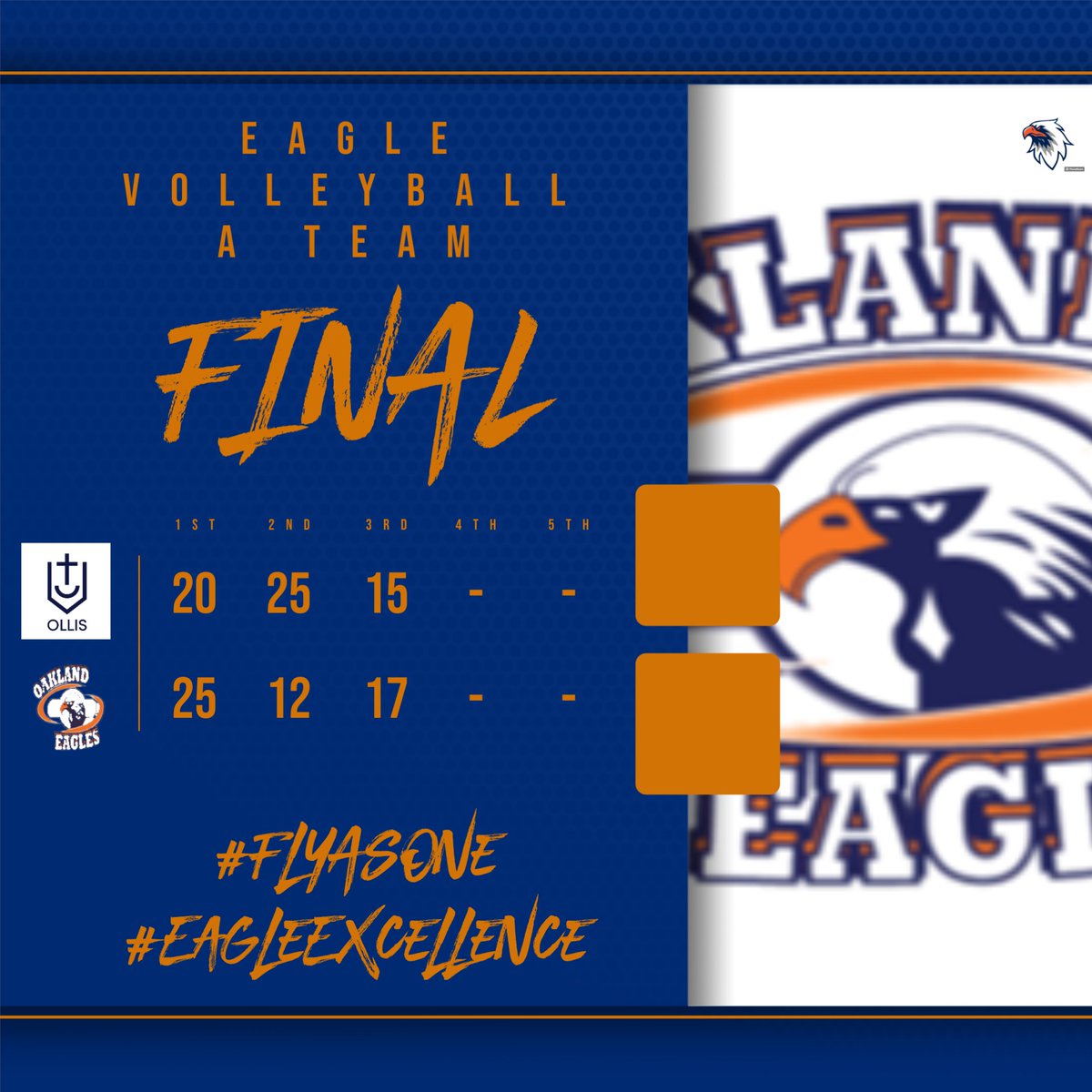 A team wins a thriller in 3 for their 1st victory of the season #FlyAsOne #EagleExcellence