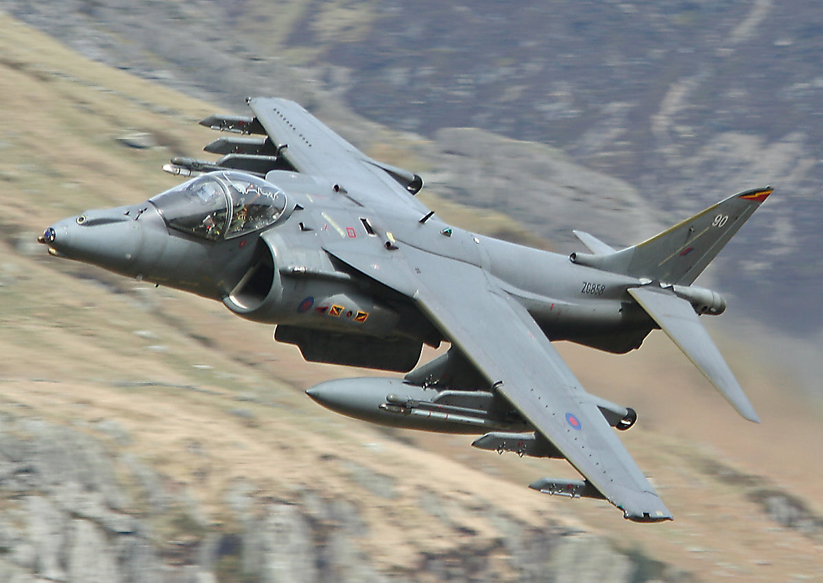 My favourite is the Harrier 
Fly relax ... vertical take-off vertical landing