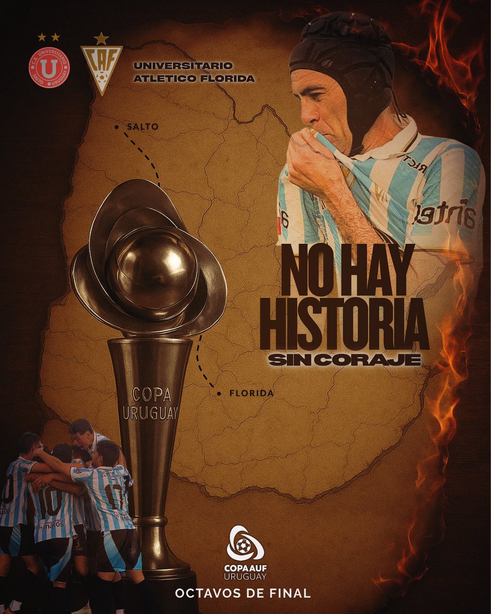 𝙇𝙖 𝙝𝙞𝙨𝙩𝙤𝙧𝙞𝙖 𝙣𝙤𝙨 𝙡𝙡𝙖𝙢𝙖 𝙚𝙣 𝙎𝙖𝙡𝙩𝙤!🩵🤍👊🏼
<a href="/CopaAUFUruguay/">Copa AUF Uruguay</a>