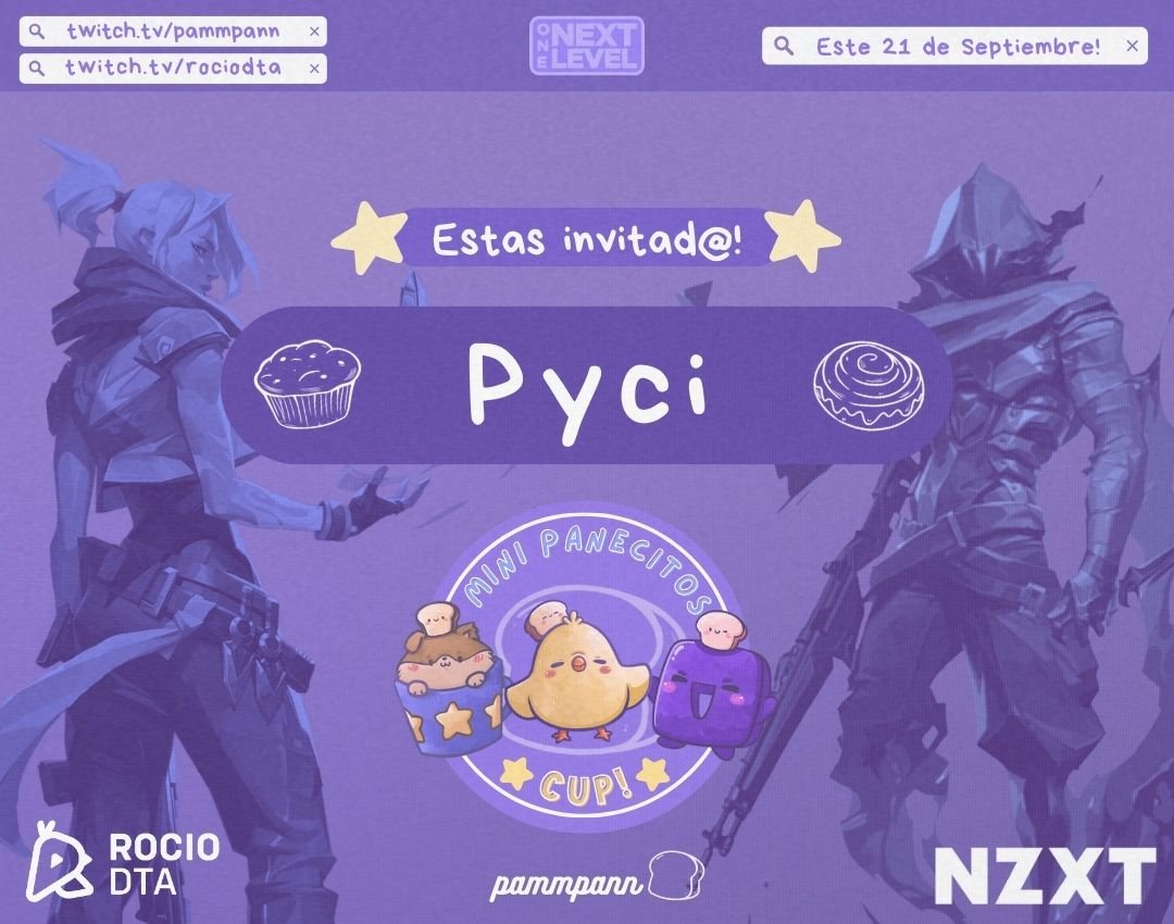 Pyci_'s tweet image. Holaa papus🦥Fui invitado a participar en el Mini Panecitos Cup x NZXT x Rociodta🍞
Muchisimas gracias a @pammpann , @rociodta y @NZXTLATAM por la invitación.