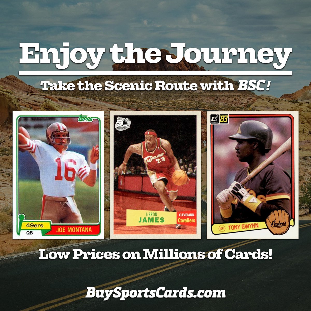 Enjoy the journey of collecting with help from BuySportsCards.com 🙂