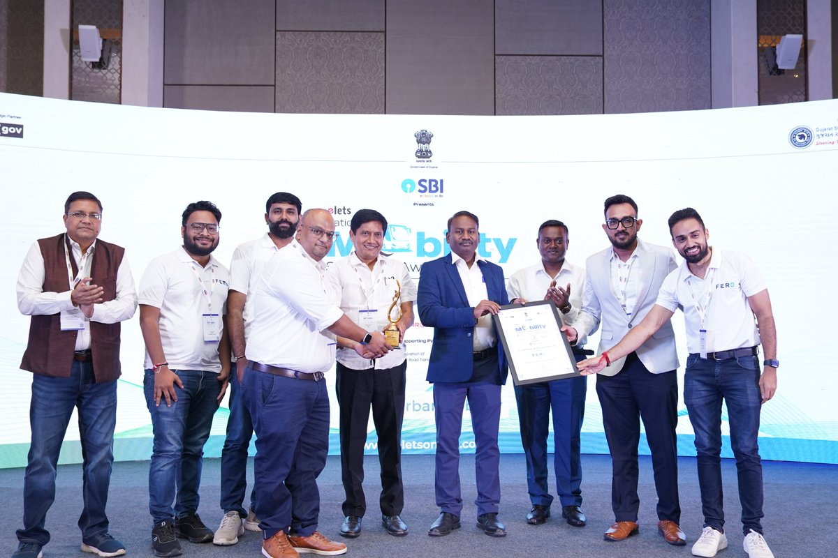 egovonline's tweet image. We are thrilled to congratulate @FEROAI_ for being honoured with the “𝐒𝐦𝐚𝐫𝐭 𝐅𝐫𝐞𝐢𝐠𝐡𝐭 &amp;amp; 𝐋𝐨𝐠𝐢𝐬𝐭𝐢𝐜𝐬 𝐈𝐧𝐧𝐨𝐯𝐚𝐭𝐢𝐨𝐧 𝐀𝐰𝐚𝐫𝐝” award at the Elets National Mobility Summit &amp;amp; Awards 2025. 

#EletsUrbanMobility #GreenMobility #DigitalTransport