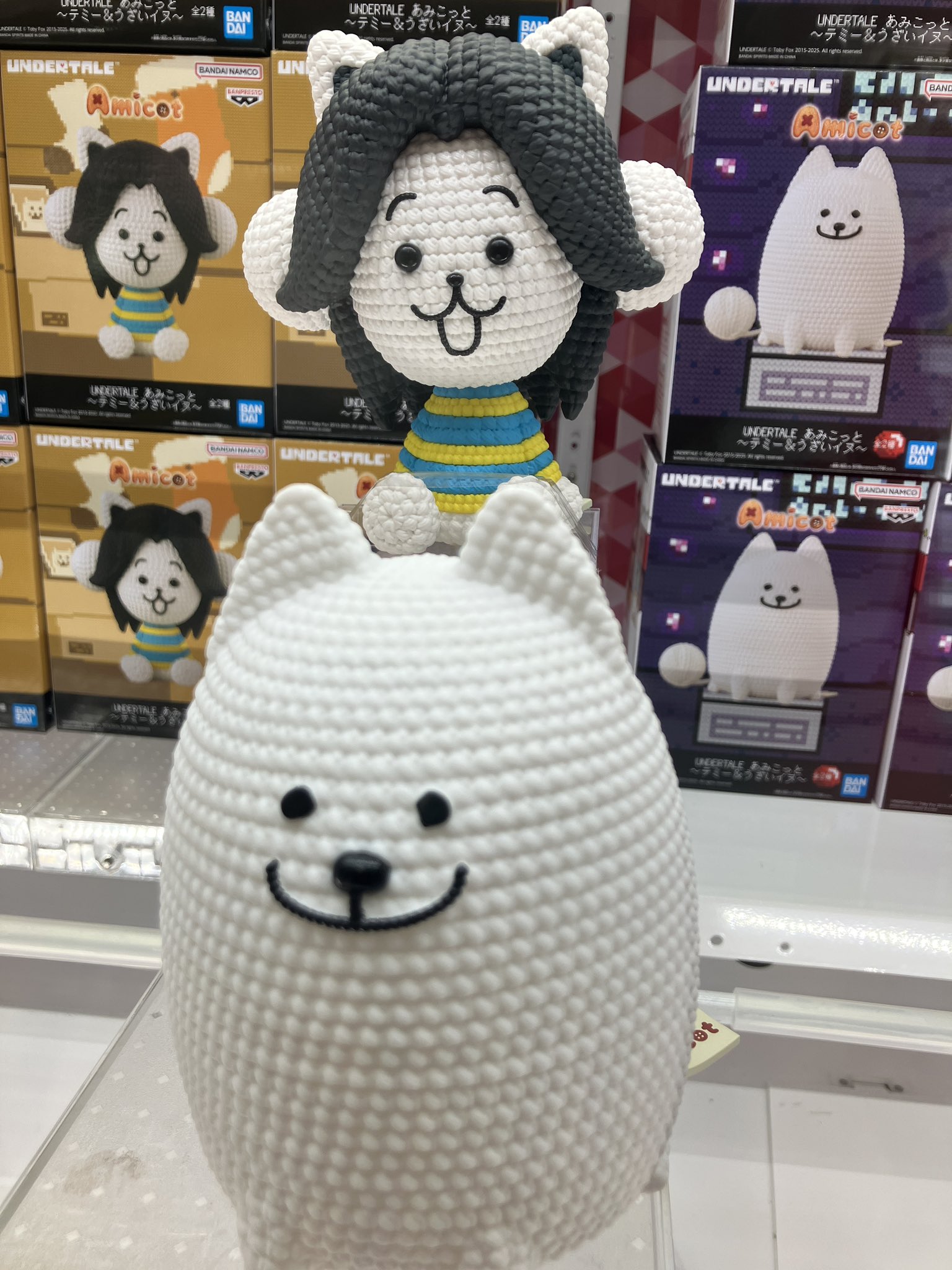 公式】UNDERTALE あみこっと パピルス サンズ テミー うざいイヌ 全4種