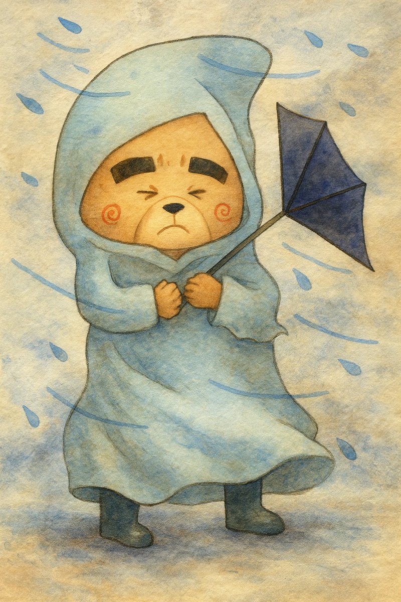 雨と風すごかったです。
#クマ#🐻#雨#豪雨#東京23区