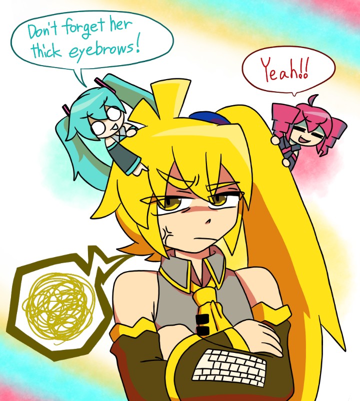 i love her eyebrows that sometimes everyone forget about #亞北ネル