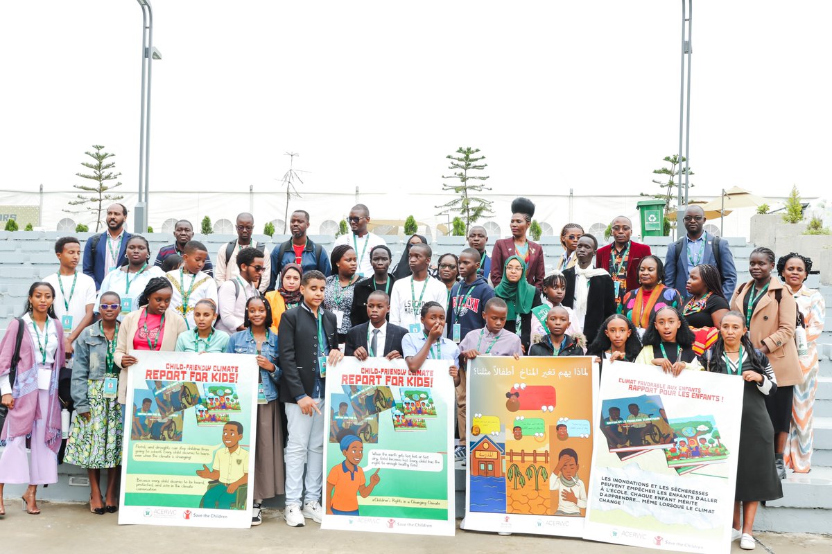 At the Africa Climate Summit yesterday, in partnership with  <a href="/acerwc/">ACERWC</a>, we launched the Child-Friendly Version of the Continental Study on Climate Change and Children's Rights in Africa. This initiative was supported by Save the Children Sweden (<a href="/raddabarnen/">Rädda Barnen</a>) and the African