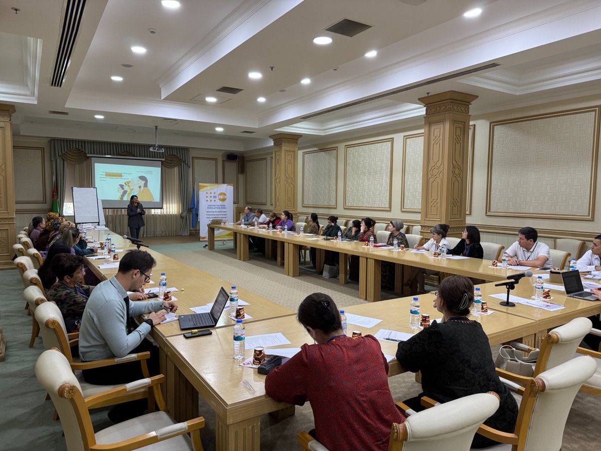 <a href="/UNFPATM/">UNFPA in Turkmenistan</a>  organized a three-day training (Sept 8-10) for obstetrician-gynecologists. The workshop focused on essential knowledge and tools for providing trauma-informed care and support in clinical settings. #Turkmenistan #WomensHealth