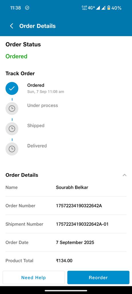 connect_sourabh's tweet image. In the world of 10 minutes delivery, 
Jio mart is still processing my order since 7th September @JioMart @JioMart_Support