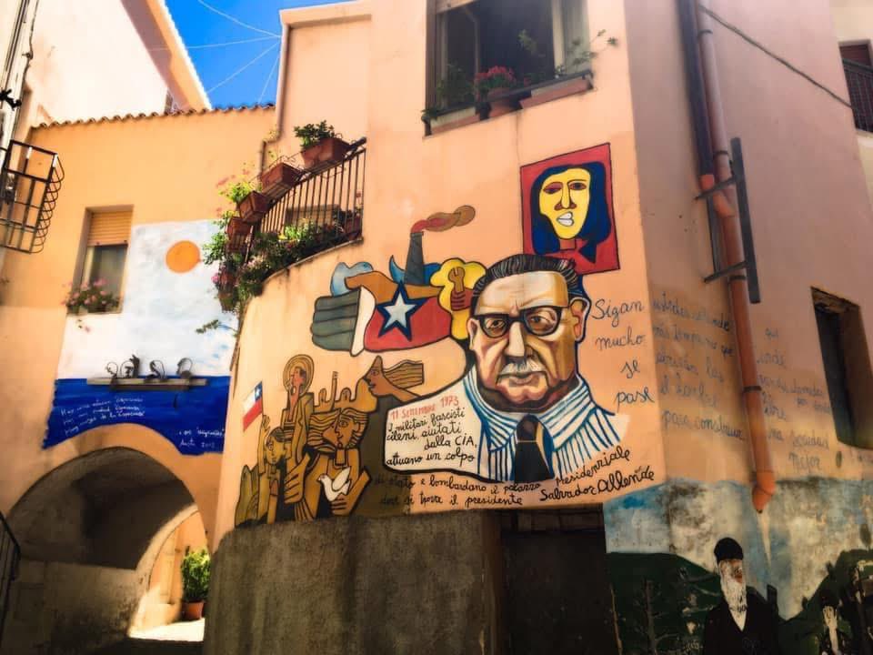 Salvador Allende 
26 juin 1908 -11 septembre 1973
Murales Orgosolo Sardegna