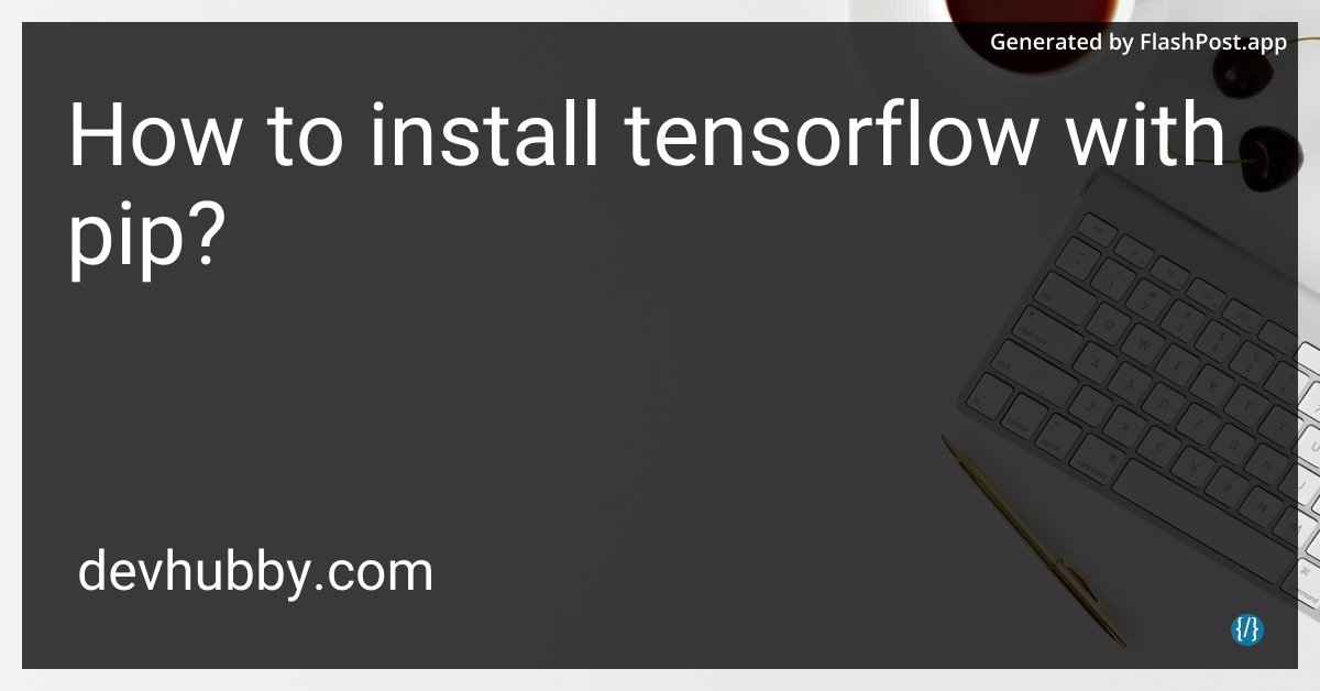 devhubbycom's tweet image. Will installing TensorFlow reveal the secrets of the universe, or just error messages from beyond?

Source: devhubby.com/thread/how-to-…

#NeuralNetworks #Developer #AICommunity #BigData #pip #tensorflow