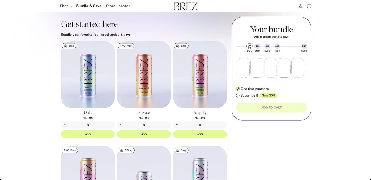 Want to increase AOV?

One of the smartest things I’ve seen lately is from Brez.

Instead of just offering a plain “bundle &amp; save,” they’ve gamified the checkout.

Spend $125 → Free shipping
Spend $150 → Extra $15 off
Spend $200 → Extra $30 off
Spend $250 → Extra $50 off