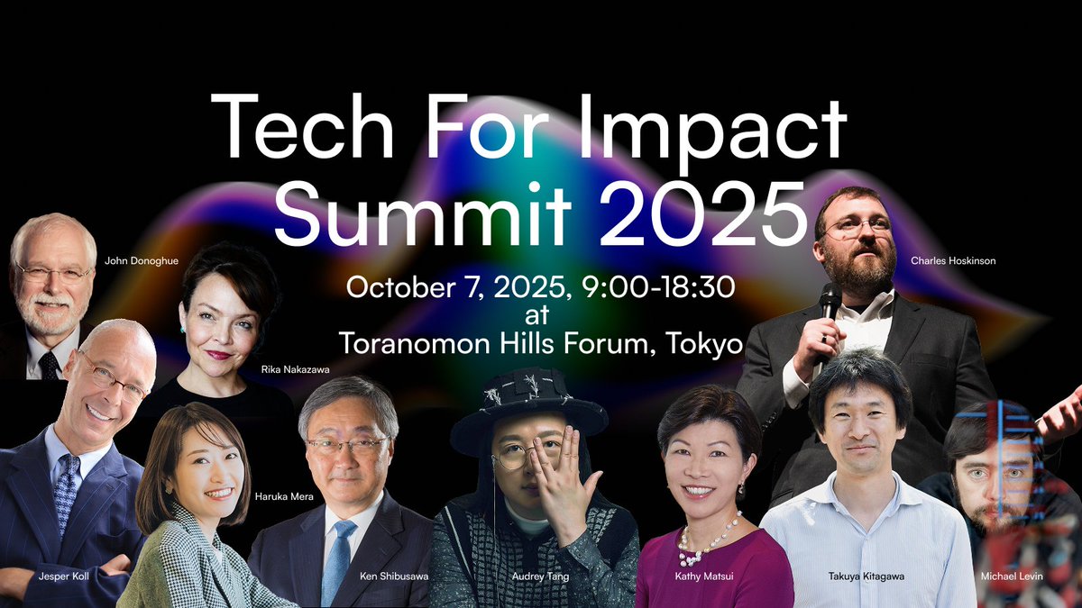 The future isn't just coming, it's being built. In Tokyo.

The Tech For Impact Summit gathers 2000+ leaders, 100+ world-class speakers, and 80+ investors to collaborate on our world's greatest challenges. 

This isn't a conference. It's a council for action.

Join us now to